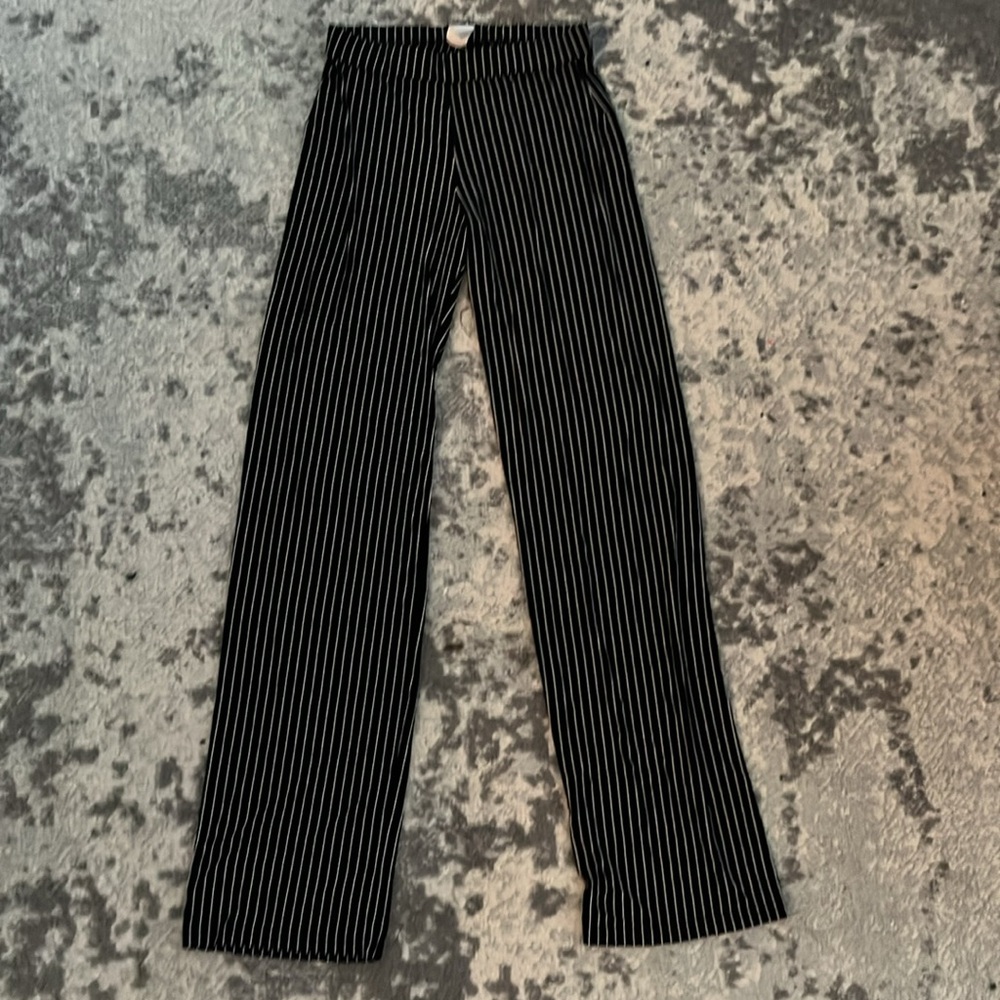 Pinstripe Stretch Pants